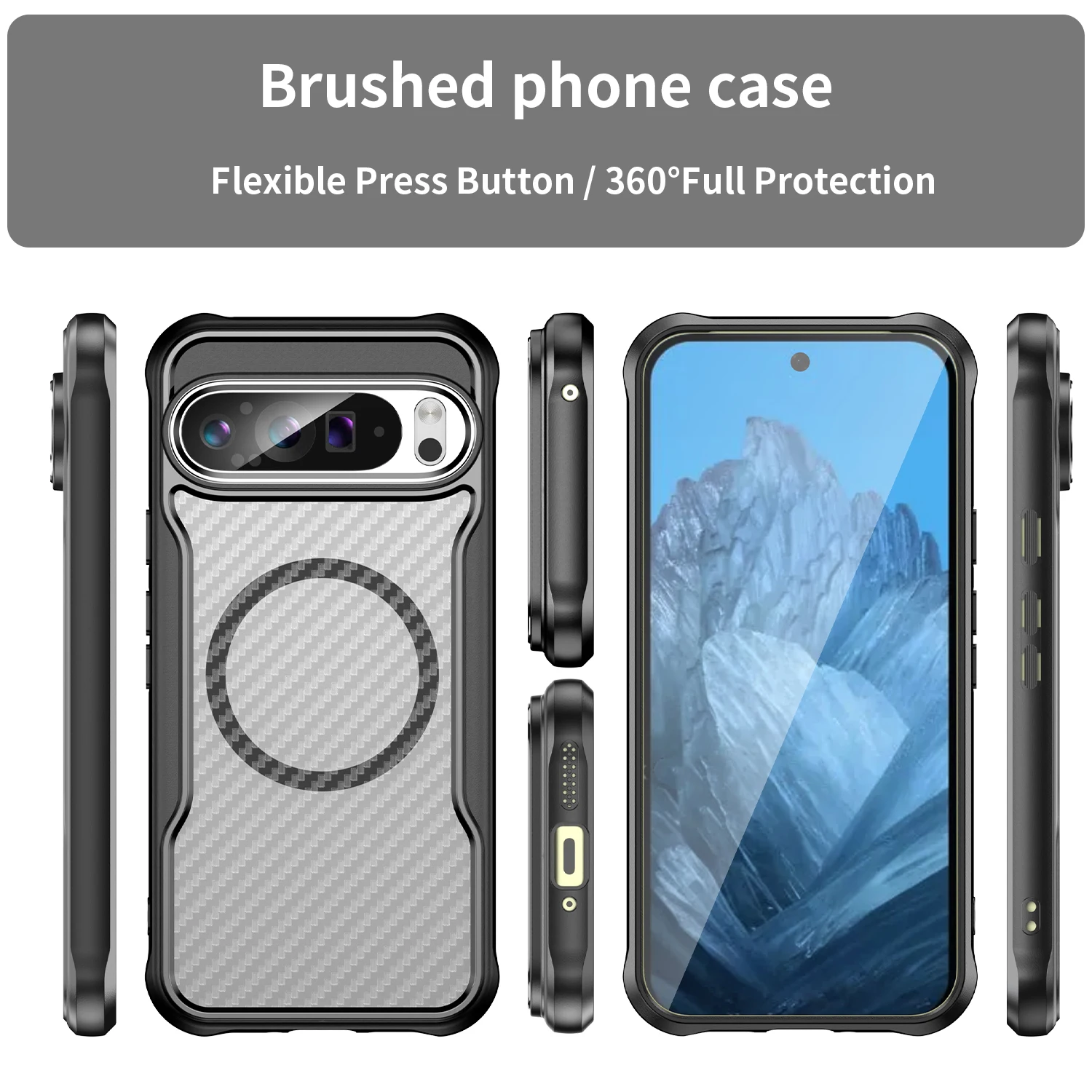Magnetic Shockproof Case For Google Pixel 9 Series - onlinemegasale.com