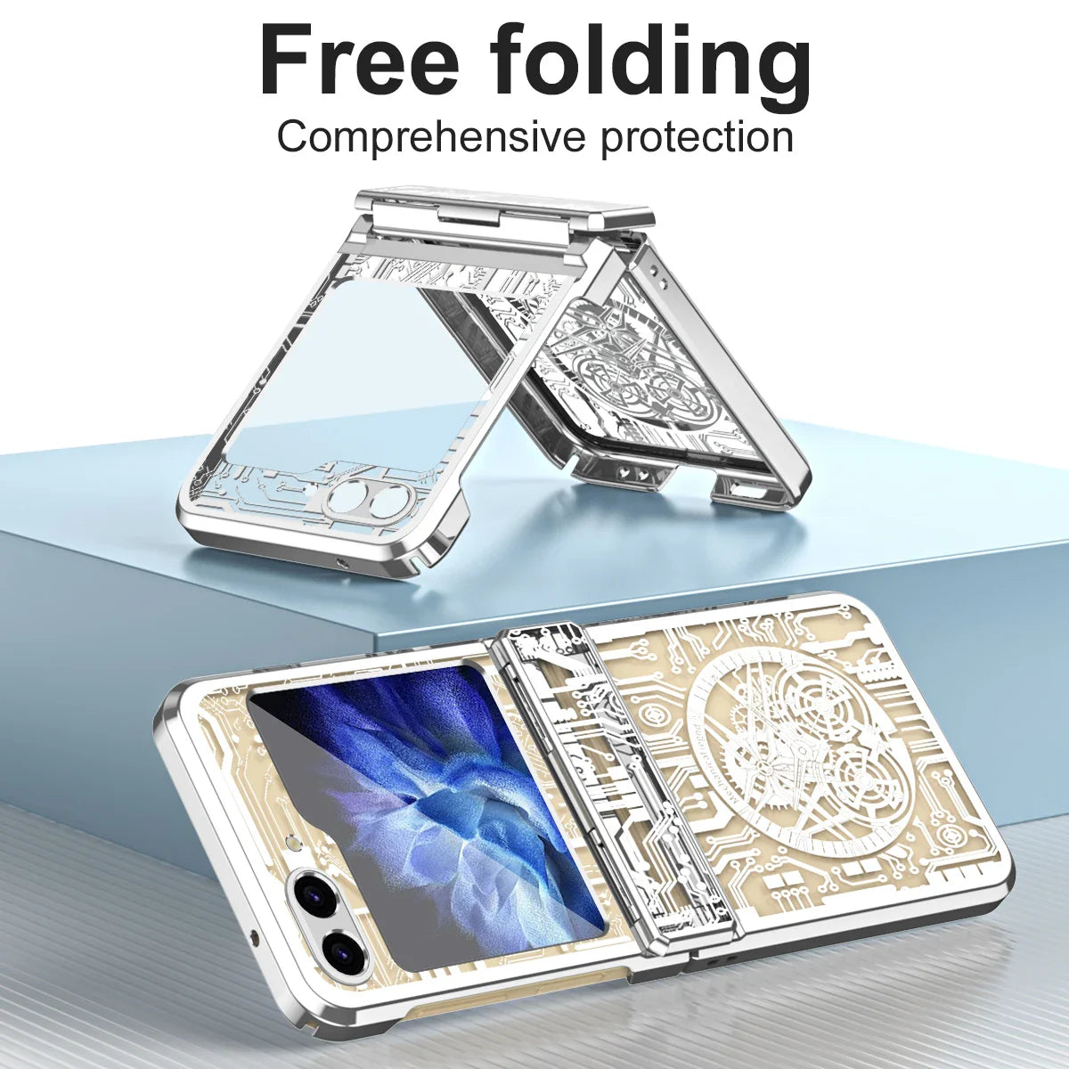 S7e6d9c0c53c74e9cbf03cce5bc82c3777 Transparent Shockproof Case For Samsung Galaxy Z Flip Series - onlinemegasale.com