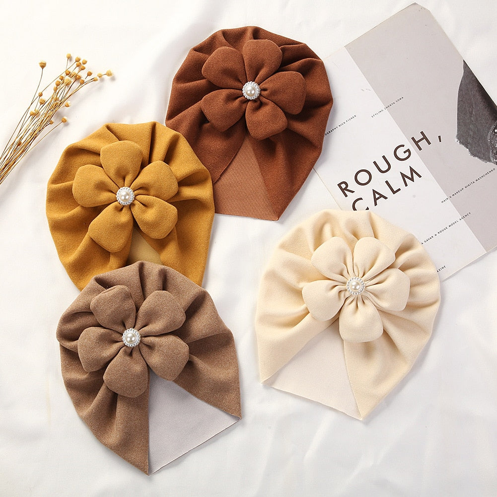 S806a1d47c08246aeb1ec27b141d35f35d Flower Style Baby Head Wrap/Turban - onlinemegasale.com
