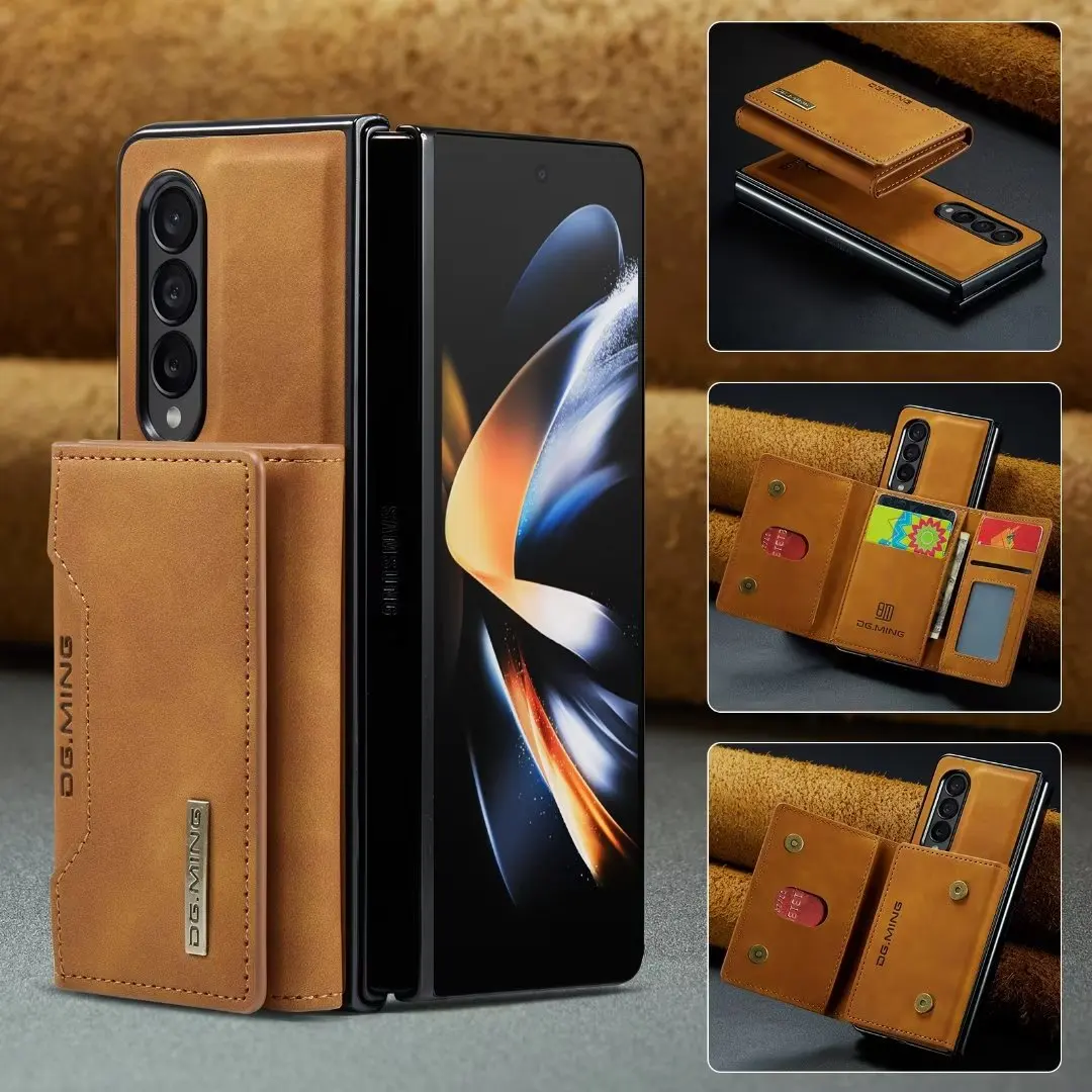 2 in 1 Detachable Leather Wallet Case For Samsung Galaxy Z Fold 4 - onlinemegasale.com 2 in 1 Detachable Leather Wallet Case For Samsung Galaxy Z Fold 4 - onlinemegasale.com