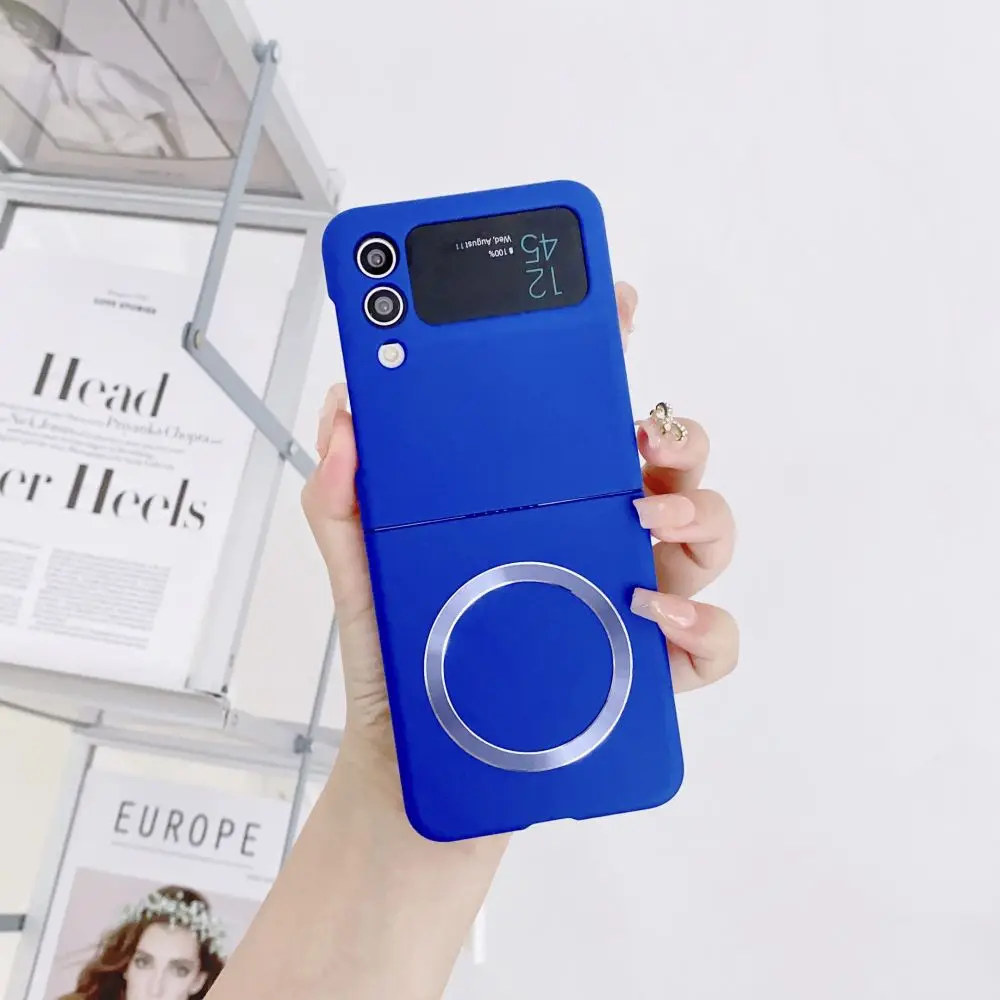 wireless charging magnetic case For Samsung Galaxy Z Flip - onlinemegasale.com