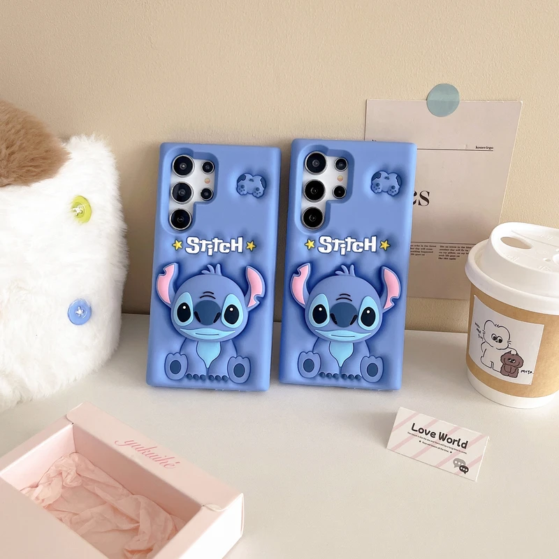 Cute Stitch 3D Case for Galaxy S Series - onlinemegasale.com