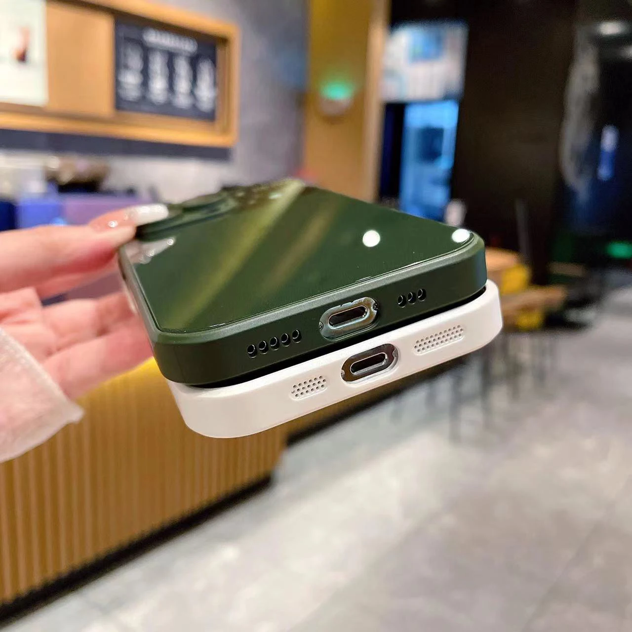 Luxury Gardient Temper Glass Phone Case For iPhone - onlinemegasale.com