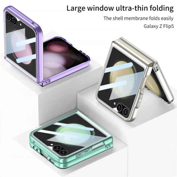 Slim Transparent Case For Samsung Galaxy Z Flip 5 5G