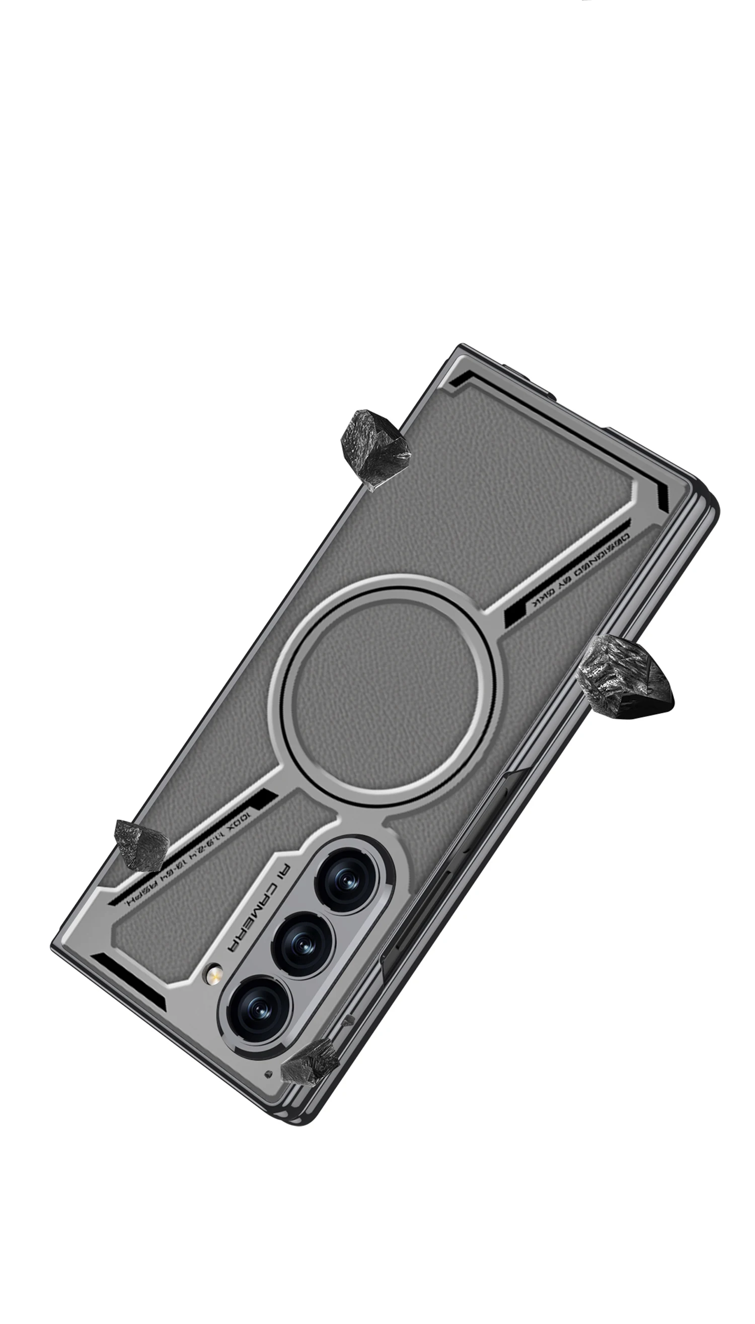 Premium Leather Magsafe Case For Samsung Galaxy Z Fold 6 - onlinemegasale.com