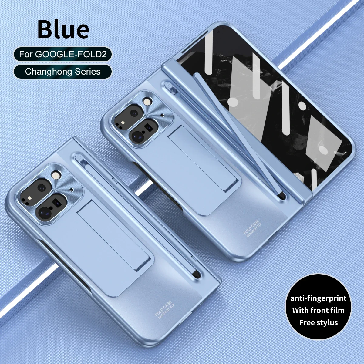 Full Protection Case With Touch Pen For Google Pixel 9 Pro Fold - onlinemegasale.com