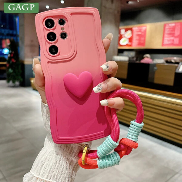 Gradient Love Wave Case for Samsung Series