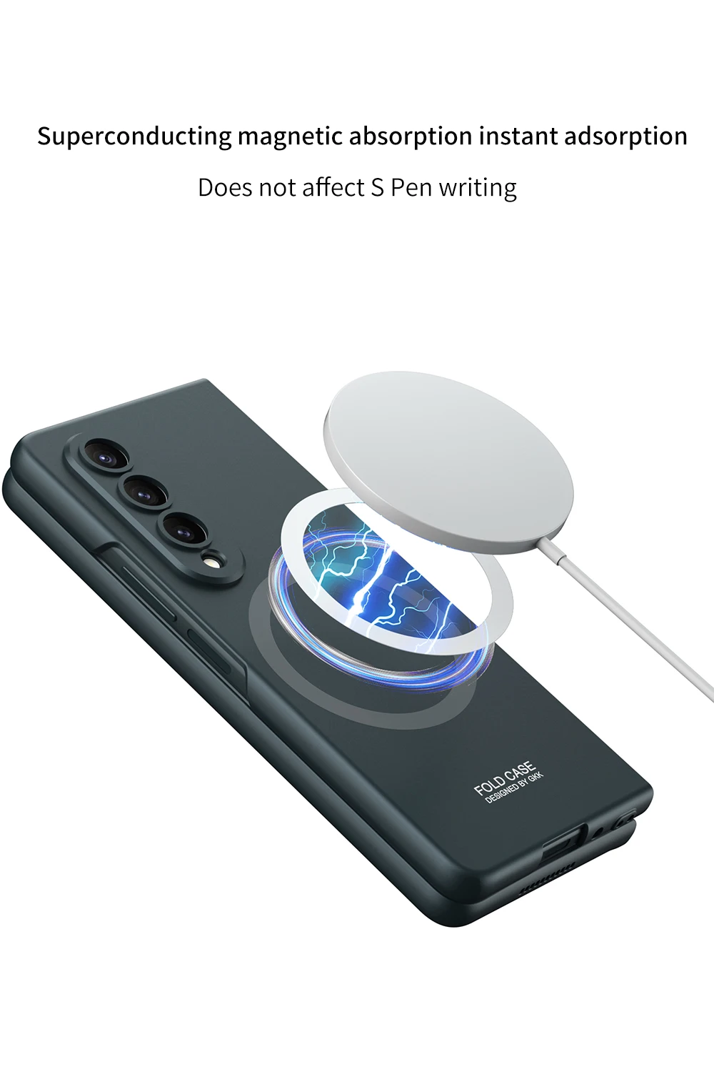 Magsafe Case For Samsung Galaxy Fold 4 3 with Screen Protection & Fast Wireless Charging - onlinemegasale.com Magsafe Case For Samsung Galaxy Fold 4 3 with Screen Protection & Fast Wireless Charging - onlinemegasale.com