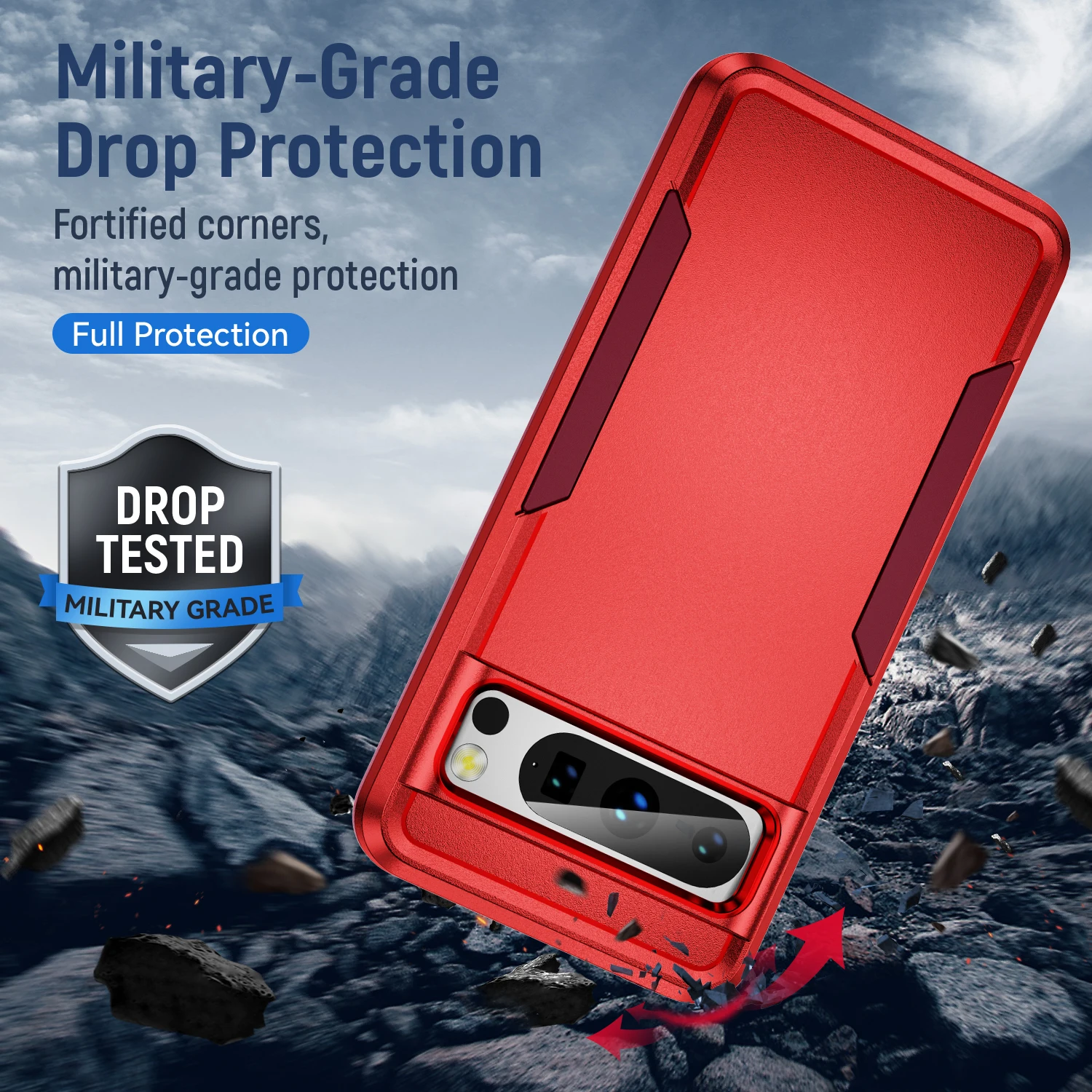 Anti-Finger print Matte Case for Google Pixel 8 Series - onlinemegasale.com