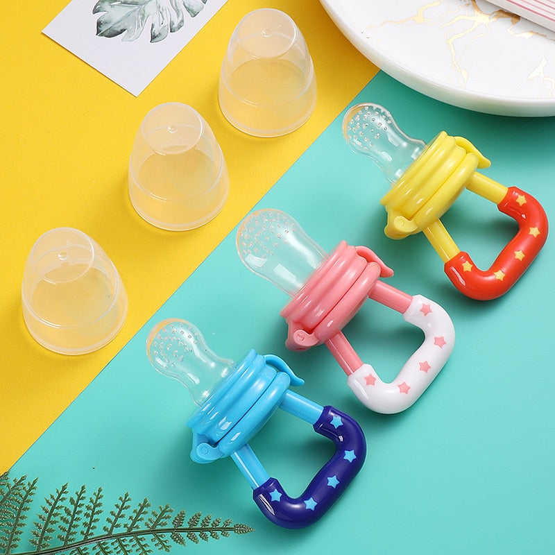 S97d6dc9c9e60467198e495a0f5c46a63I Baby Fruit and Vegetable Teether (3pcs) - onlinemegasale.com