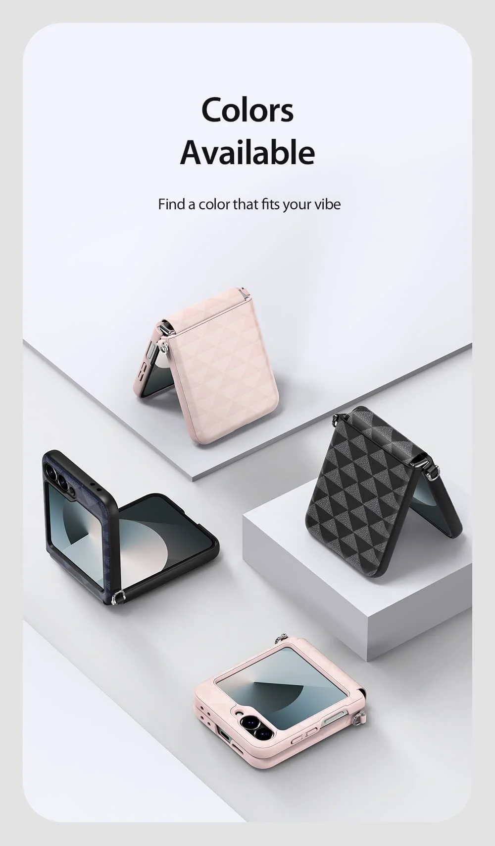 Leather Case with Hinge Protection for Z Flip 6 - onlinemegasale.com