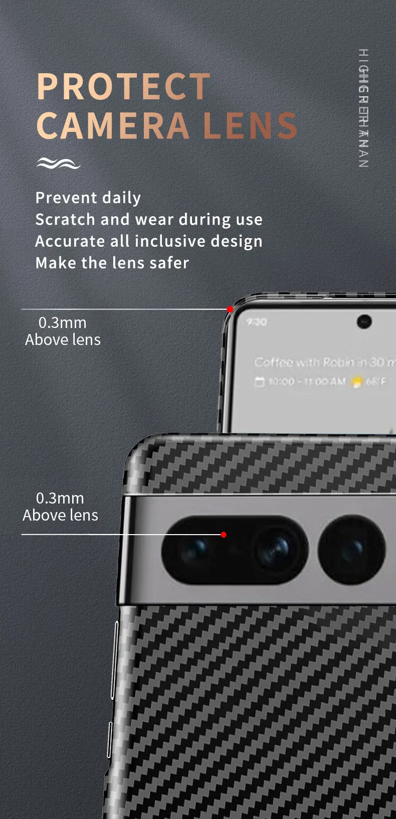 Luxury Carbon Fiber Phone Case For Pixel 7 Pro - onlinemegasale.com