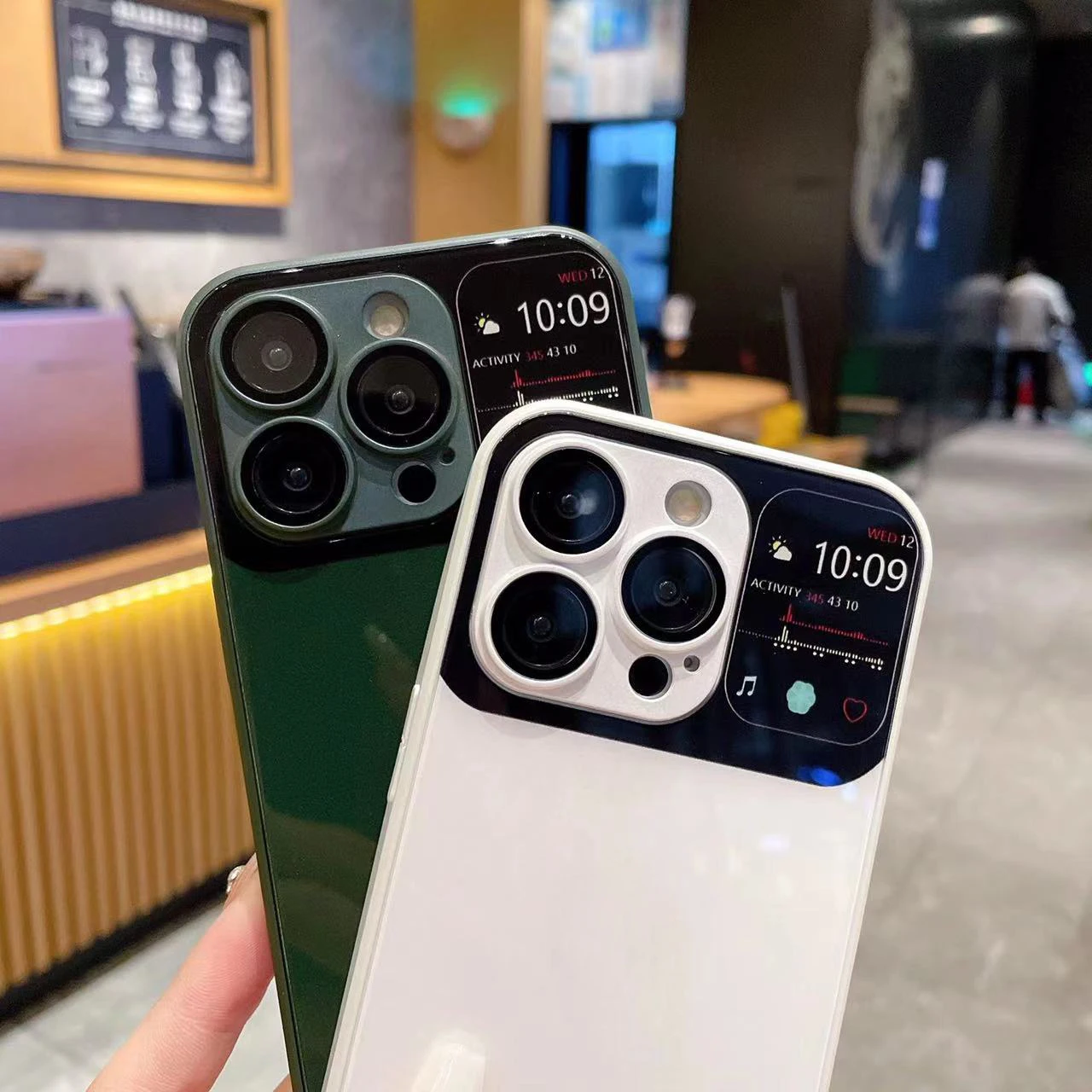 Luxury Gardient Temper Glass Phone Case For iPhone - onlinemegasale.com