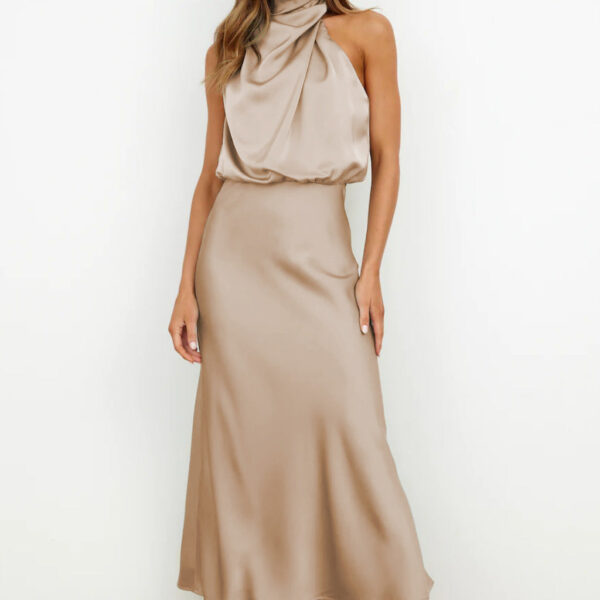 Liv - Long Satin Dress