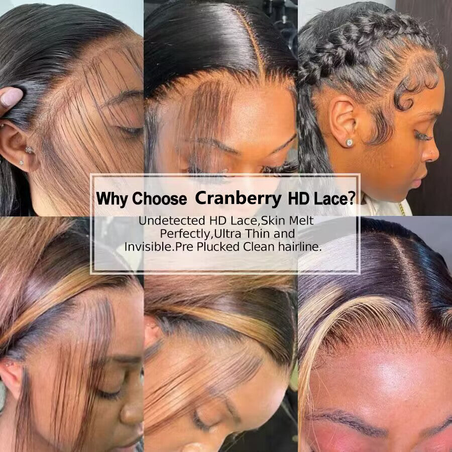 Cranberry 12A 5x5 Deep Wave Real Swiss Lace Closure Wig - onlinemegasale.com Cranberry 12A 5x5 Deep Wave Real Swiss Lace Closure Wig - onlinemegasale.com