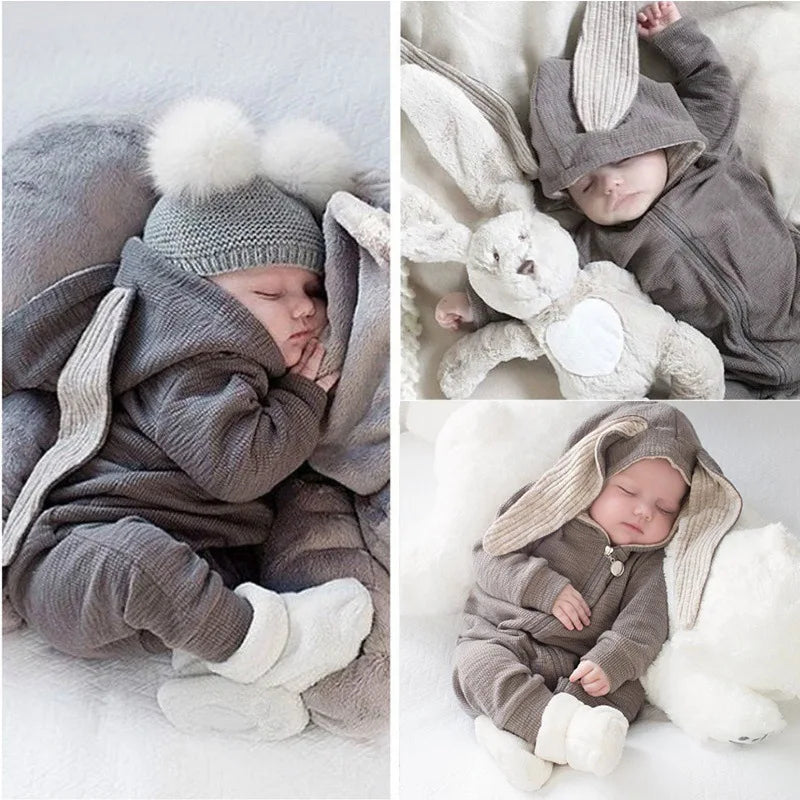 Sa100474c3df54d4ea49ebddc526412f5Q Adorable Baby Bunny Ear Hooded Romper - onlinemegasale.com