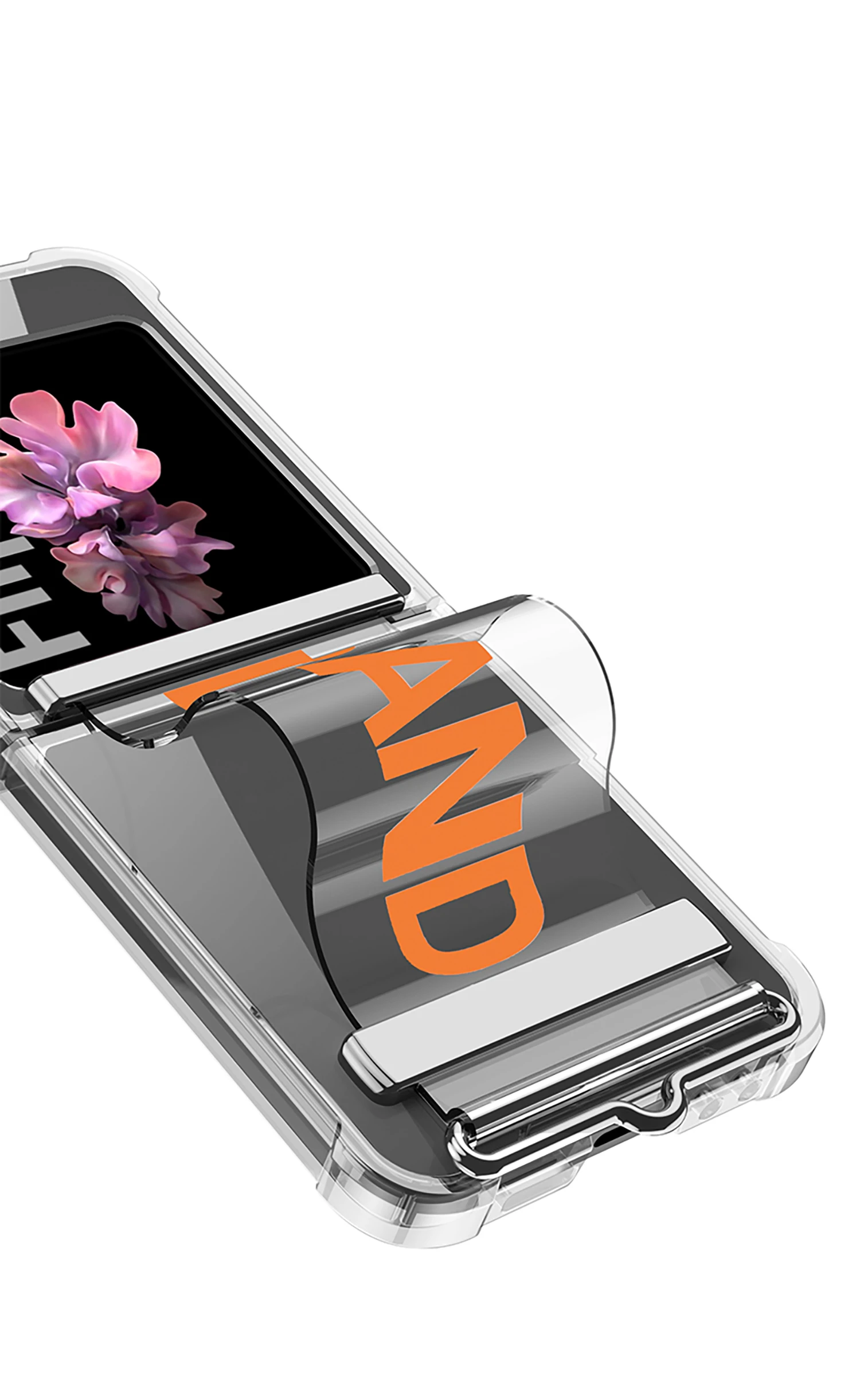 Transparent Shockproof Case for Samsung Galaxy Z Flip 6 - onlinemegasale.com