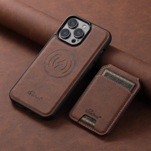 MagSafe Leather Wallet Case for iPhone Series