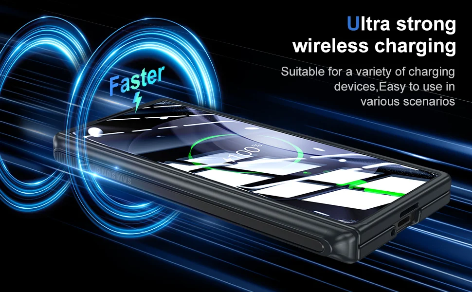 Shockproof Case with Camera Stand Cover & Pen Holder For Samsung Galaxy Z Fold 6 - onlinemegasale.com Shockproof Case with Camera Stand Cover & Pen Holder For Samsung Galaxy Z Fold 6 - onlinemegasale.com