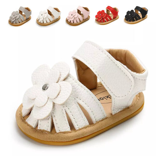 Baby Girl Toddler Flats Summer Flower Sandals