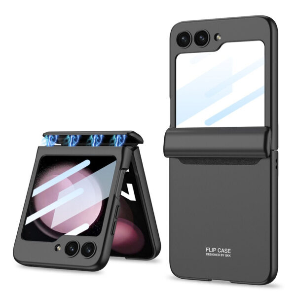 Full Protection Magnetic Case Hinge & Screen Protection For Galaxy Z Flip 5