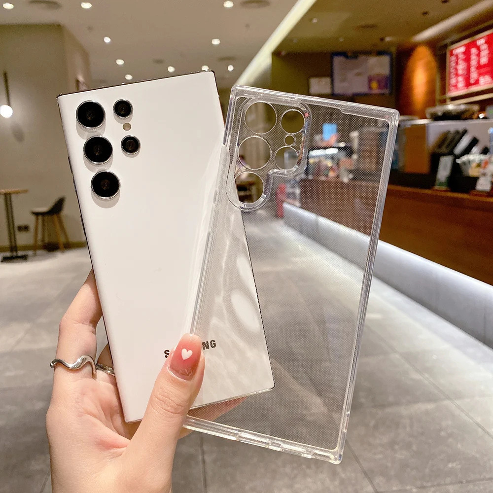 Square Fluorescent Neon Case For Samsung S22 Series - onlinemegasale.com