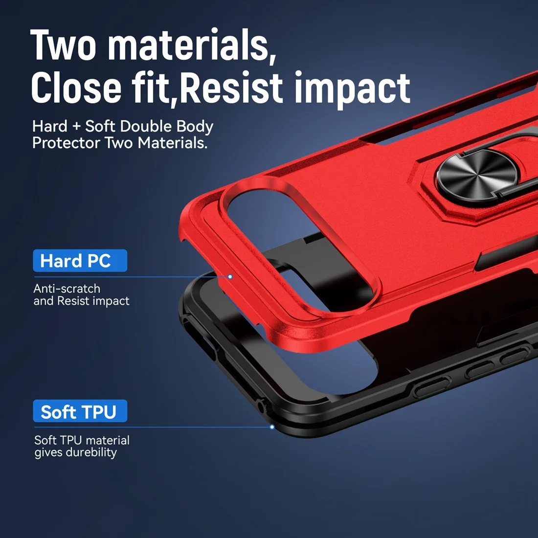 Full Protection Case with Stand for Google Pixel 9 Series - onlinemegasale.com