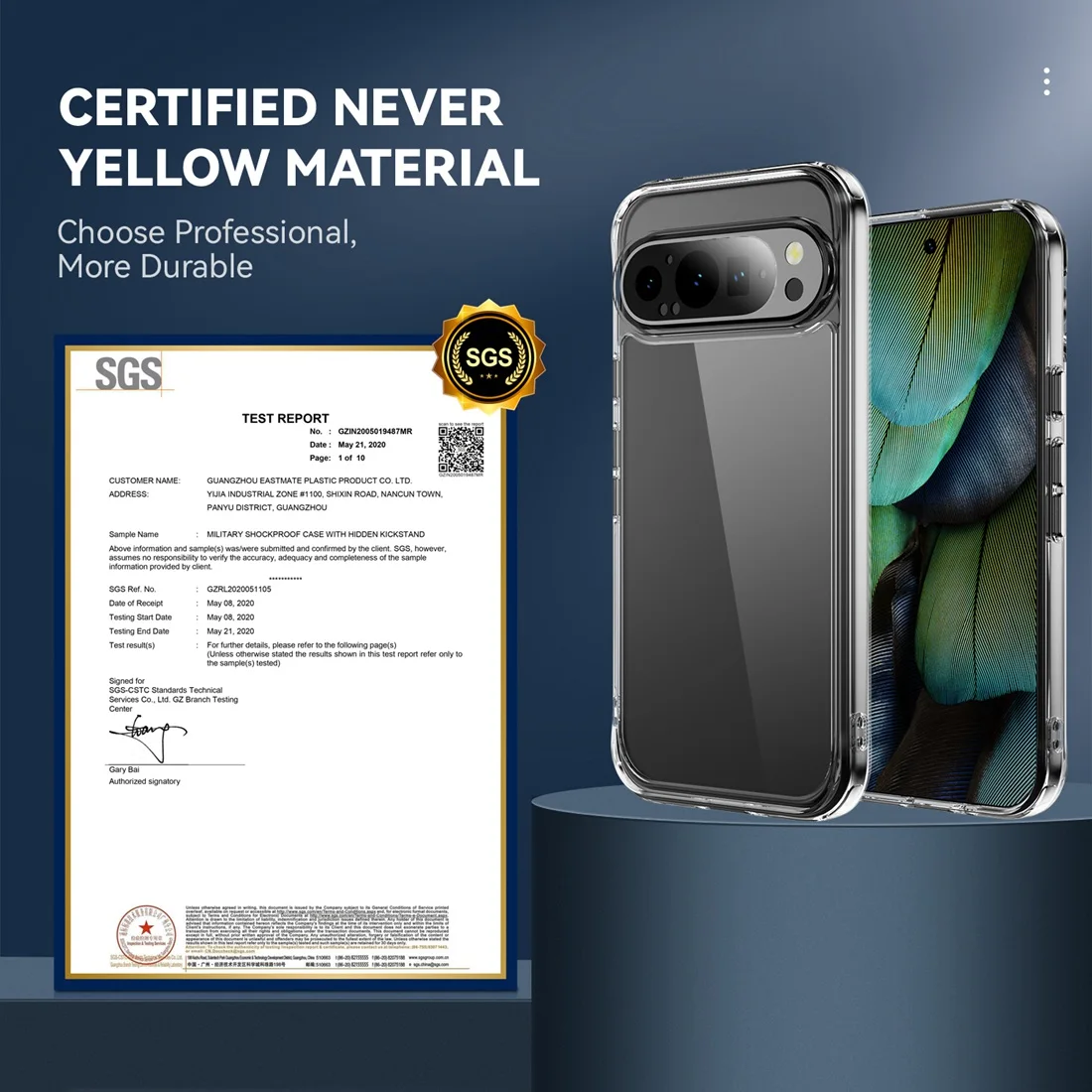 Armor Transparent Case For Google Pixel 9 Series - onlinemegasale.com