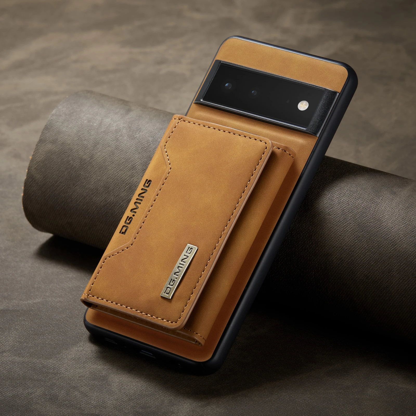 2 in 1 Detachable Leather Wallet Case For Google Pixel Phones - onlinemegasale.com