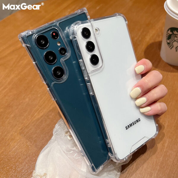 Transparent Shockproof Case for Samsung S22 Series