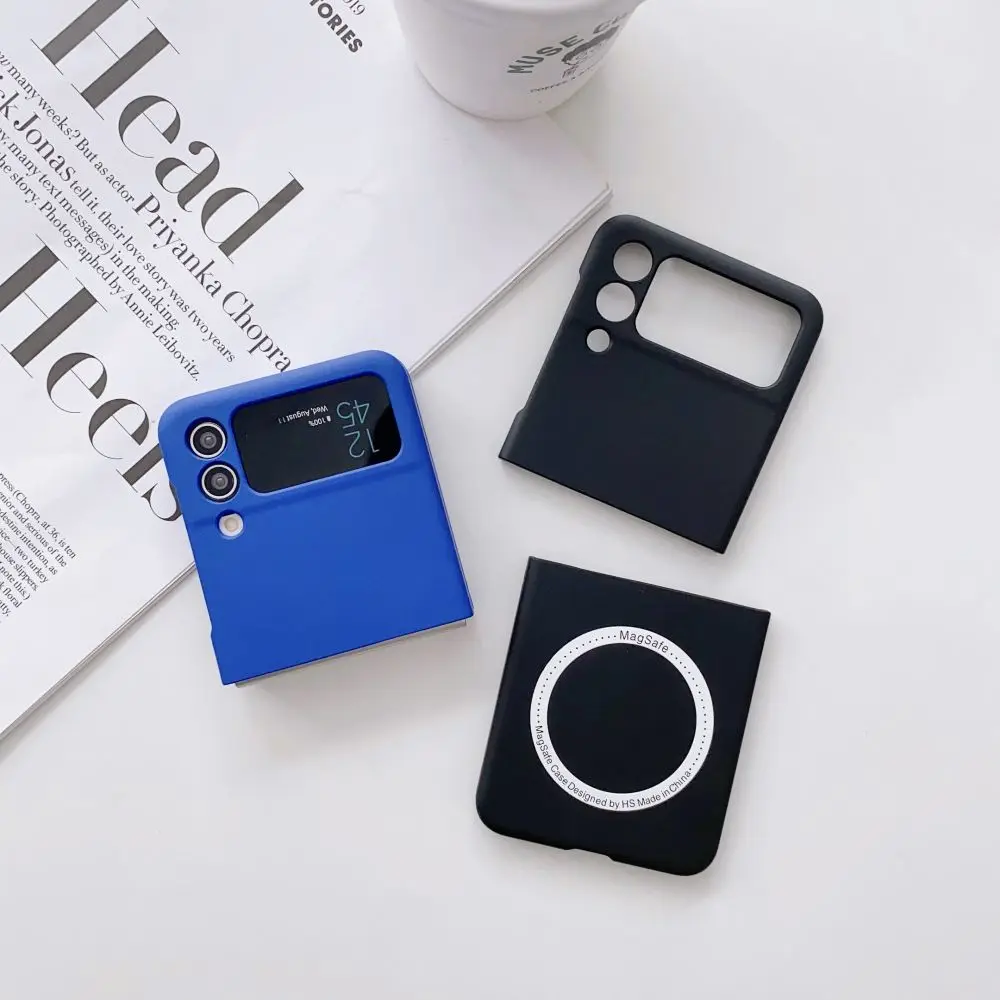 wireless charging magnetic case For Samsung Galaxy Z Flip - onlinemegasale.com