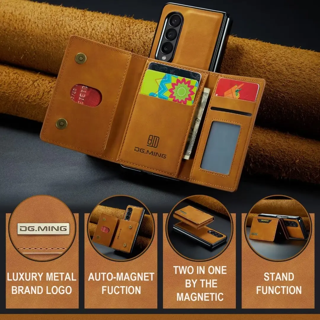 2 in 1 Detachable Leather Wallet Case For Samsung Galaxy Z Fold 4 - onlinemegasale.com 2 in 1 Detachable Leather Wallet Case For Samsung Galaxy Z Fold 4 - onlinemegasale.com