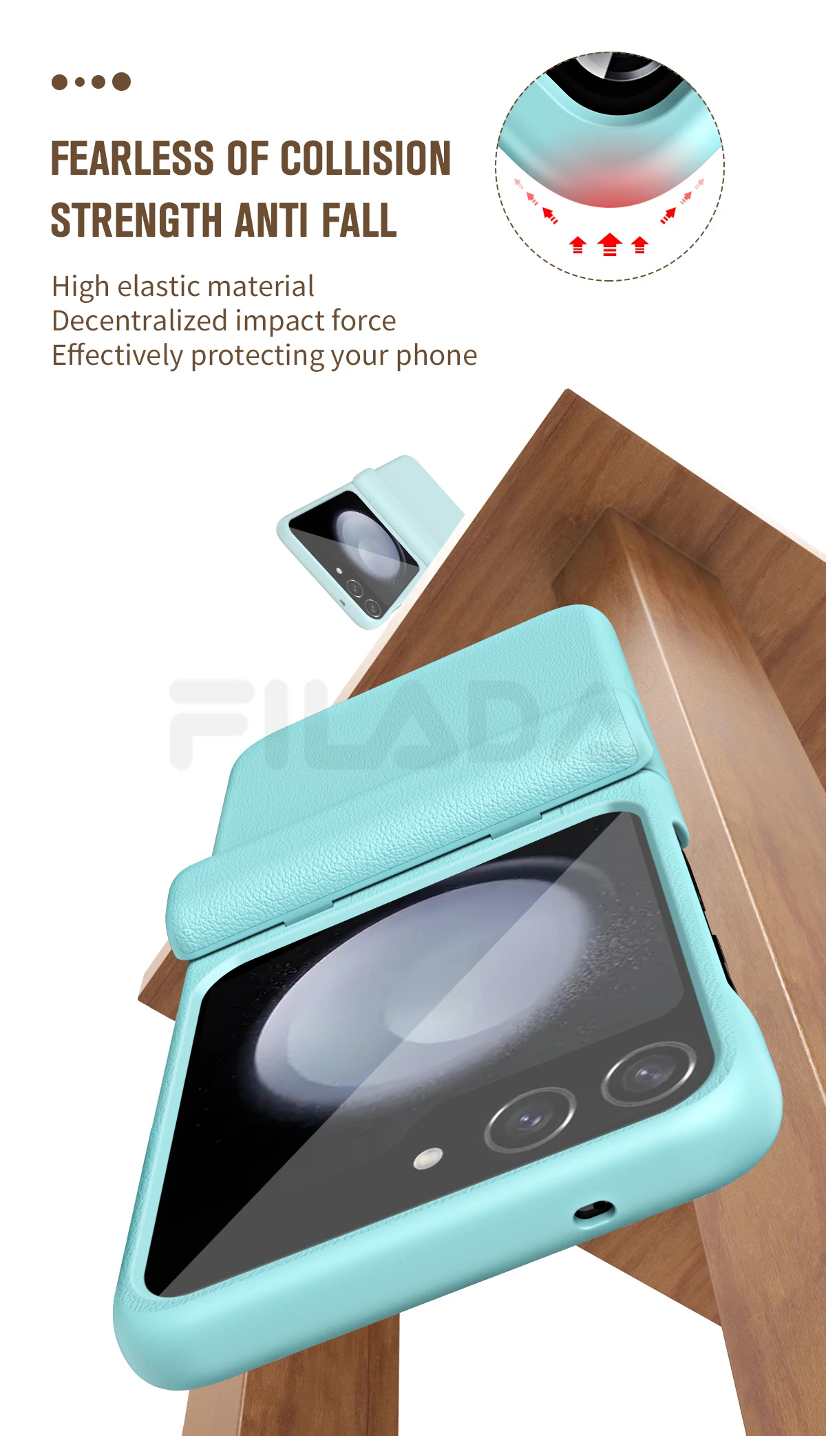 Leather Case with Hinge Protection For Samsung Galaxy Z Flip 6 - onlinemegasale.com Leather Case with Hinge Protection For Samsung Galaxy Z Flip 6 - onlinemegasale.com