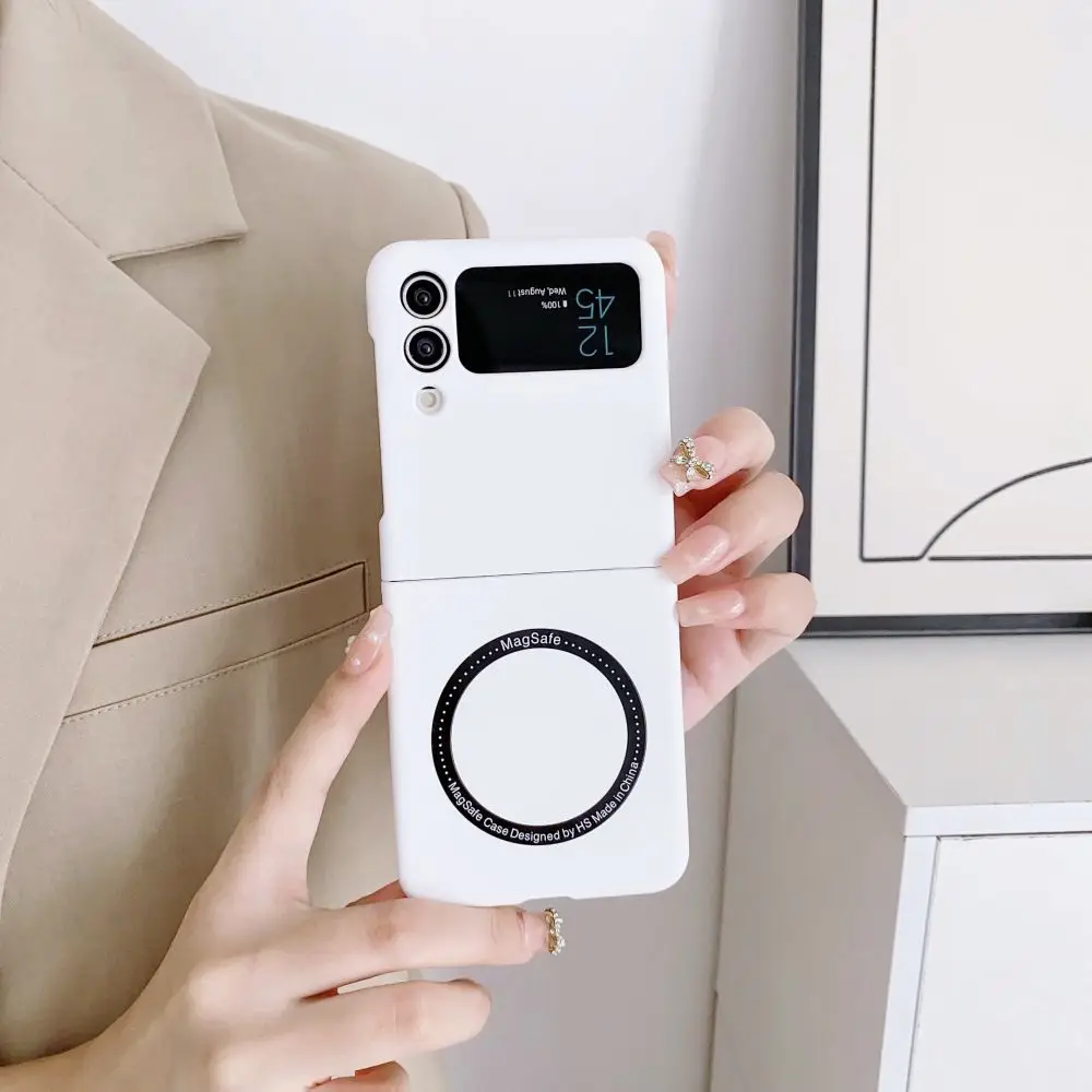 wireless charging magnetic case For Samsung Galaxy Z Flip - onlinemegasale.com