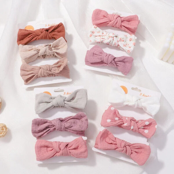 Baby Bow Headband Set