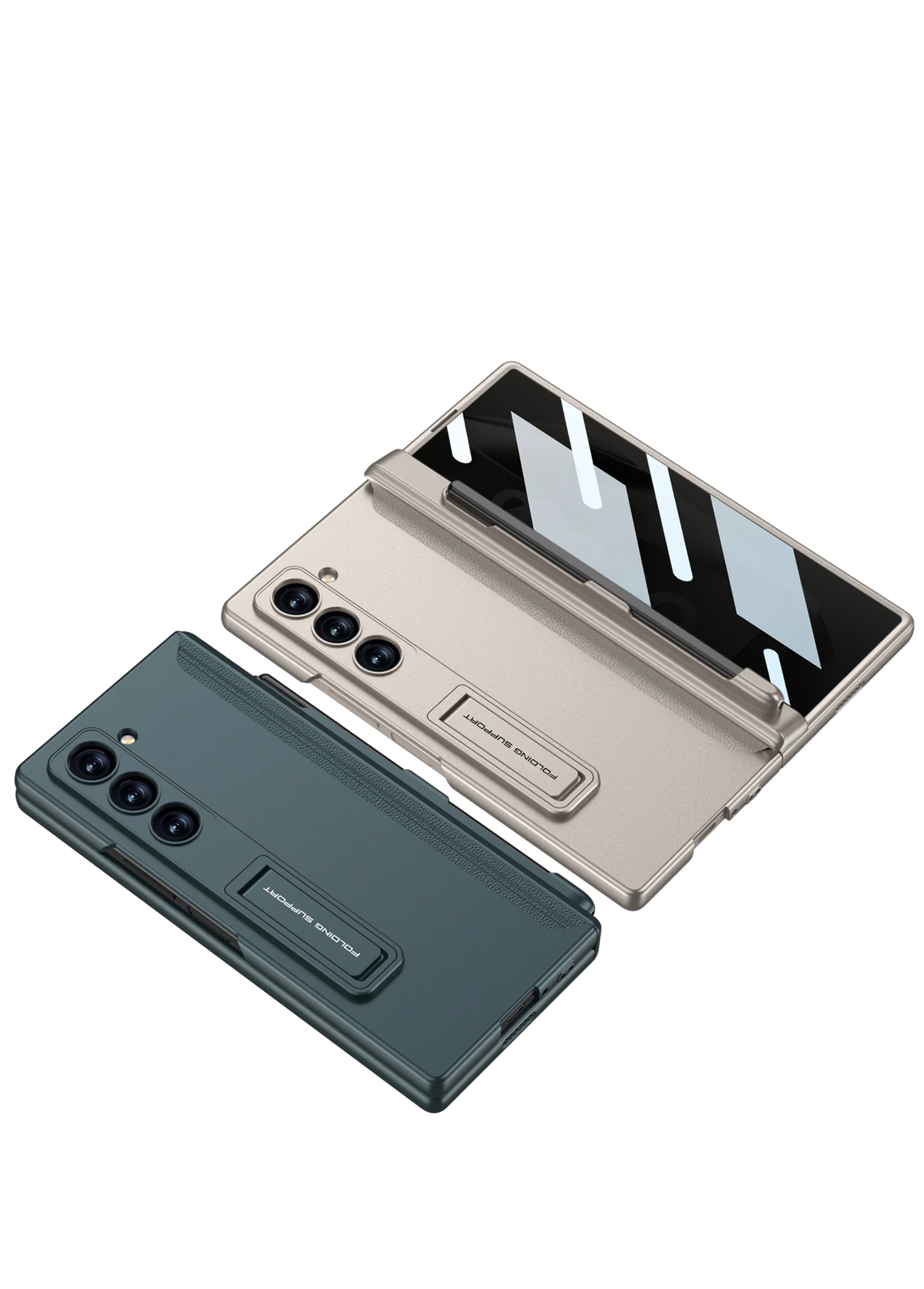 Shockproof Case with Pen Holder & Privacy Screen Protection For Galaxy Z Fold 6 - onlinemegasale.com