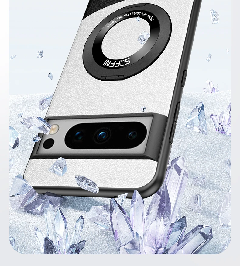 Magsafe Case with Ring For Google Pixel 8 Series - onlinemegasale.com