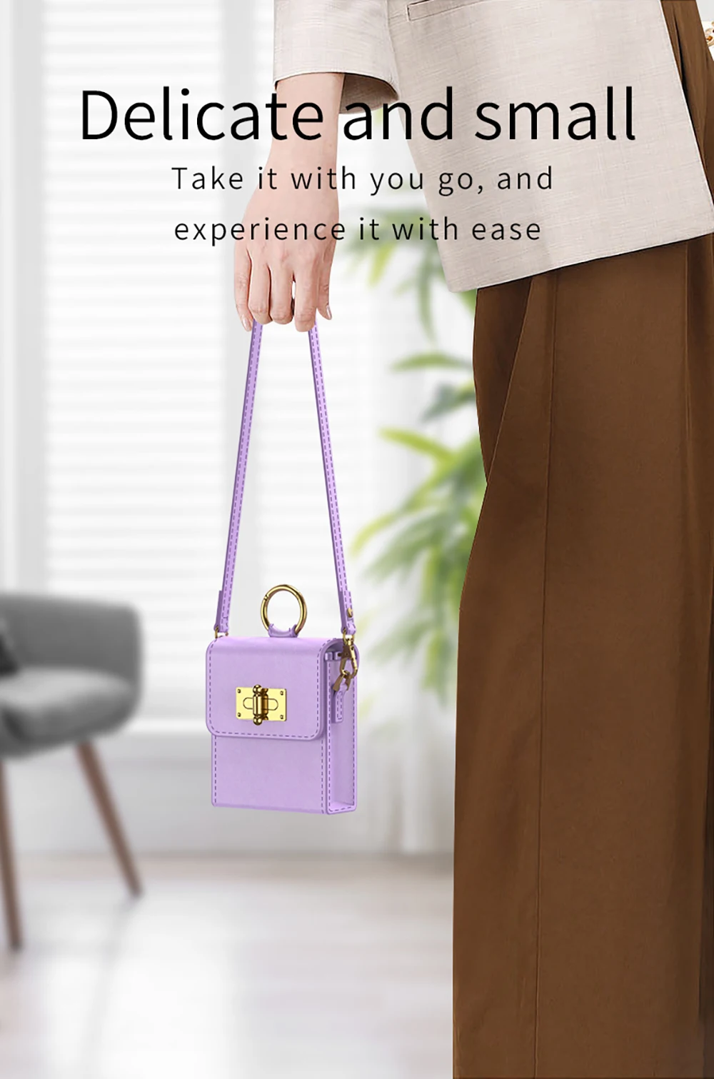 Leather Crossbody Bag Case for Samsung Galaxy Z Flip 5 - onlinemegasale.com Leather Crossbody Bag Case for Samsung Galaxy Z Flip 5 - onlinemegasale.com
