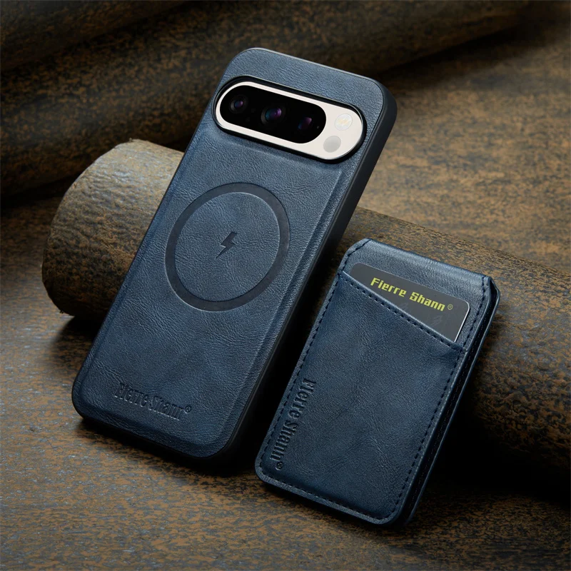 Leather Case with Wallet For Google Pixel Series - onlinemegasale.com