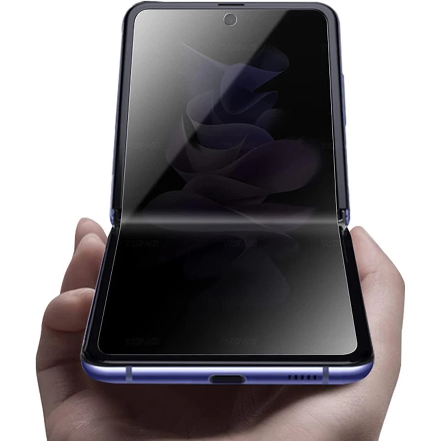 Privacy Anti-Spy Screen Protector For Samsung Galaxy Z Flip Series - onlinemegasale.com