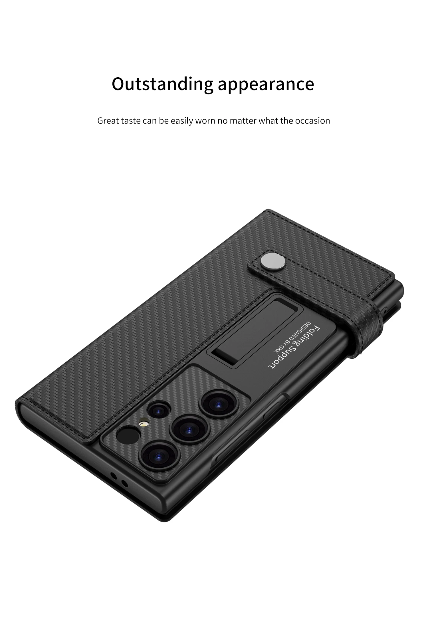 Leather Flip Card Clip Wallet Phone Case For Samsung Galaxy S Series - onlinemegasale.com