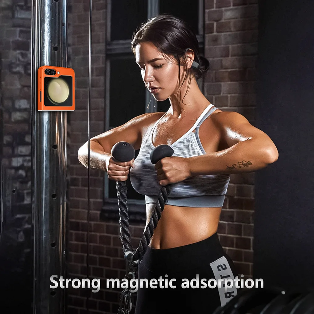 Full Protection Magnetic Case For Galaxy Z Flip Series - onlinemegasale.com