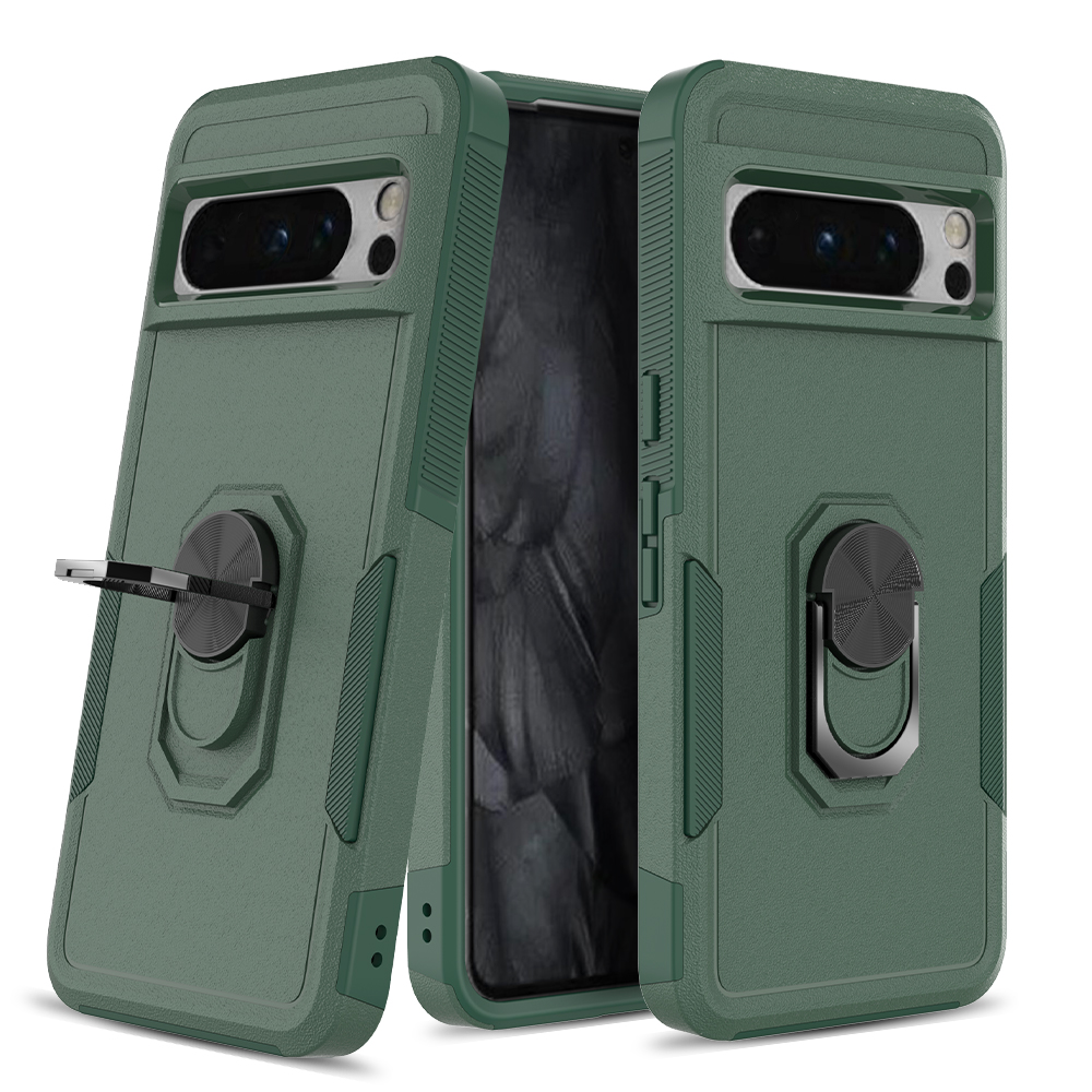 Armor Shockproof Case with Ring Holder For Google Pixel 8 Series - onlinemegasale.com