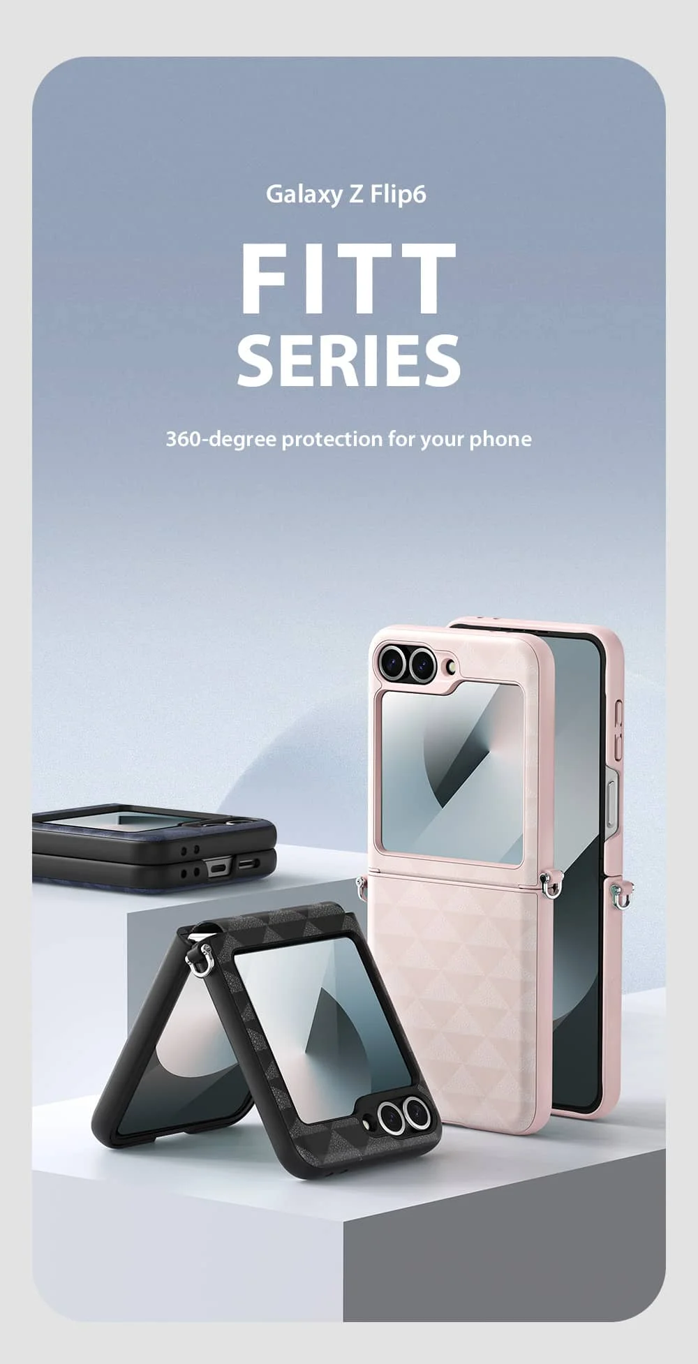 Leather Case with Hinge Protection for Z Flip 6 - onlinemegasale.com