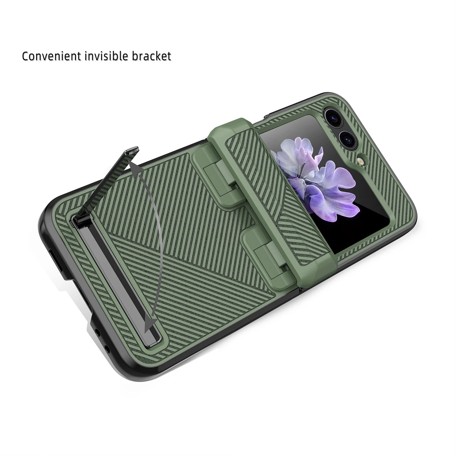 Shockproof Hinge Protective Case For Samsung Galaxy Z Flip 5 - onlinemegasale.com