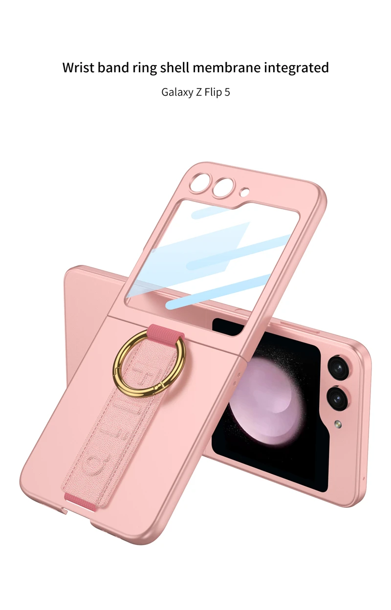 Shockproof Case with Wristband For Samsung Galaxy Z Flip 5 - onlinemegasale.com Shockproof Case with Wristband For Samsung Galaxy Z Flip 5 - onlinemegasale.com