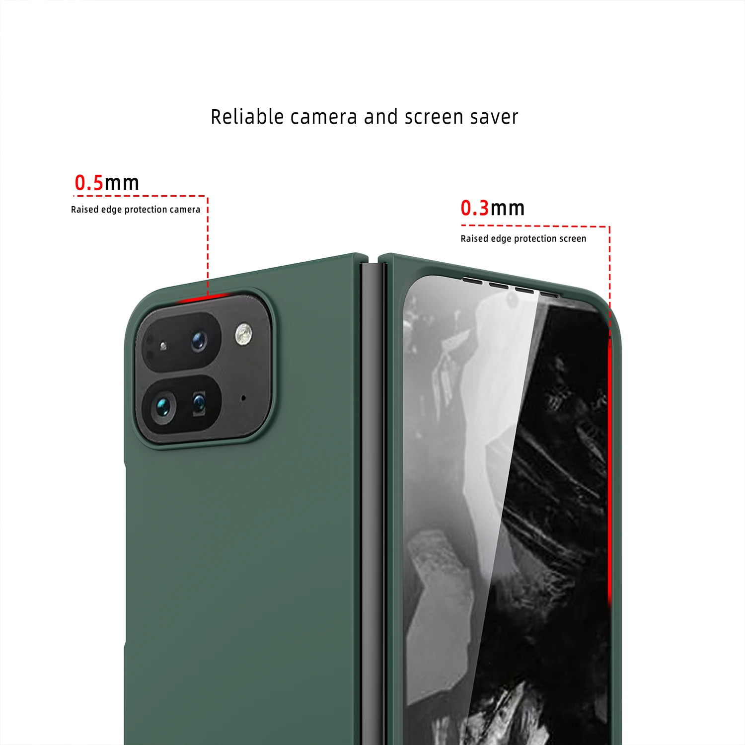 Shockproof Case with Screen Protection For Google Pixel 9Pro Fold - onlinemegasale.com