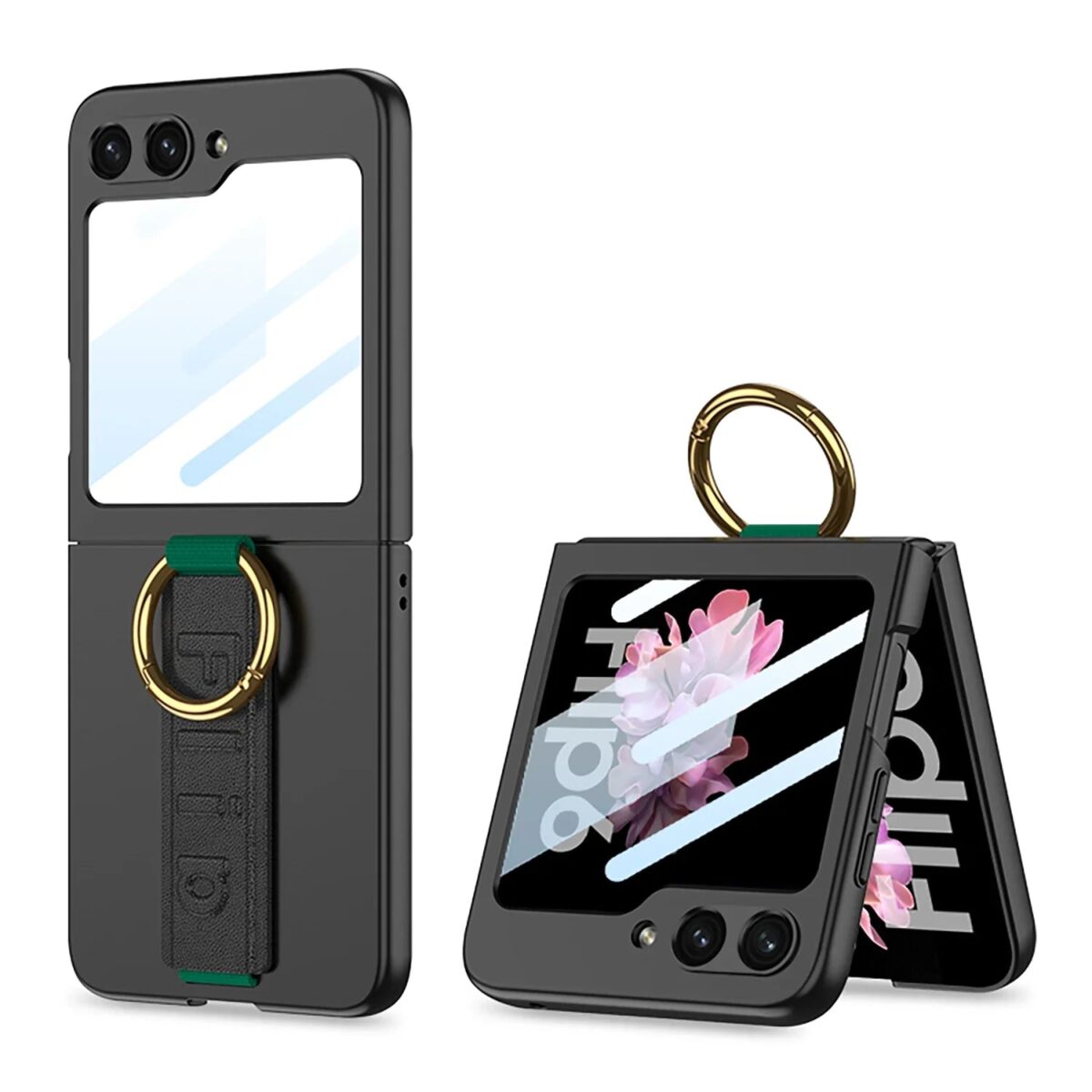 Ultra Thin Case with Strap for Samsung Galaxy Z Flip 6 - onlinemegasale.com