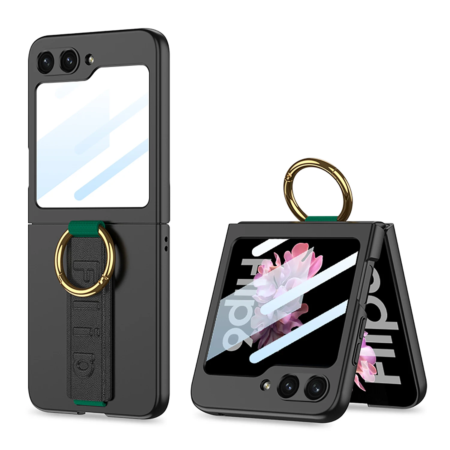 Ultra Thin Case with Strap for Samsung Galaxy Z Flip 6 - onlinemegasale.com