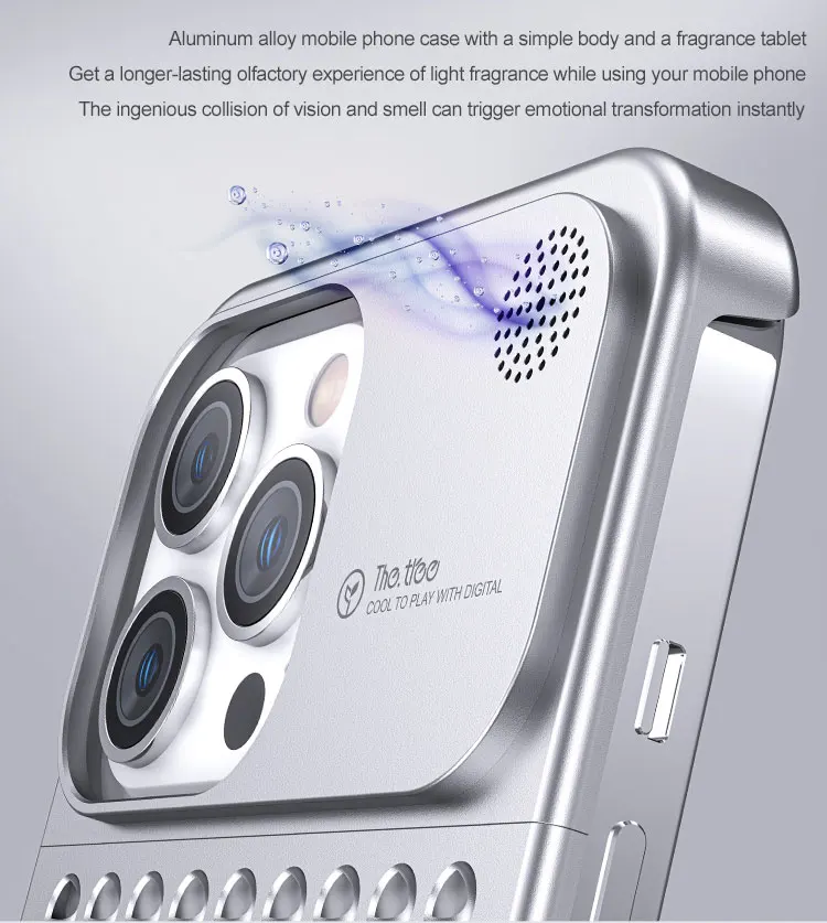 Aluminum Alloy Heat Dissipation Phone Case - onlinemegasale.com